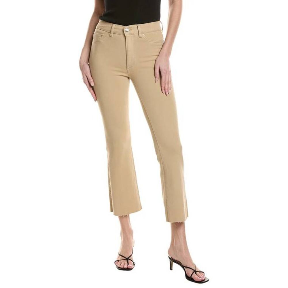 DL1961 Bridget Boot Instasculpt Crop in Almond 30 NEW Minimalist Quiet Luxury